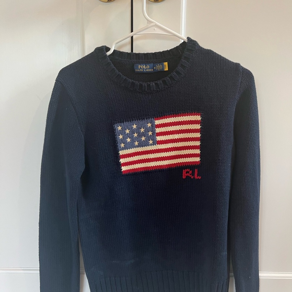 Polo Ralph Lauren Flag sweater woman’s medium